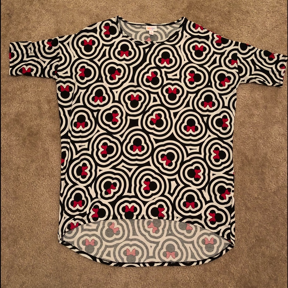 LuLaRoe Black and White Graphic T-Shirt